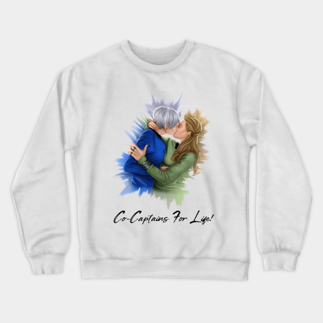 Co-captains for Life! Crewneck Sweatshirt by RotemChan
